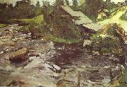 Valentin Serov Watermill in Finland oil on canvas